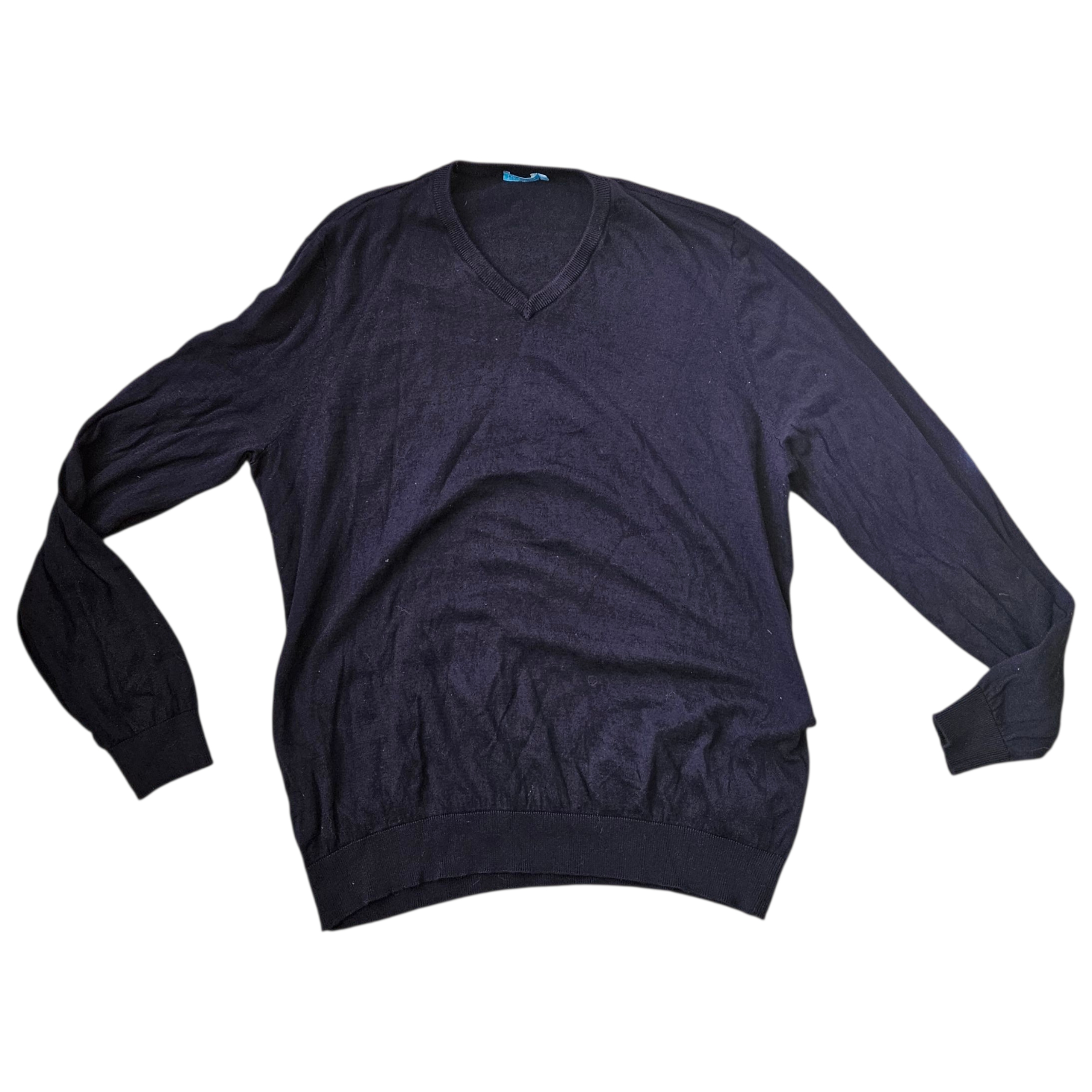 J. Mclaughlin Navy Blue Cashmere Sweater Xl